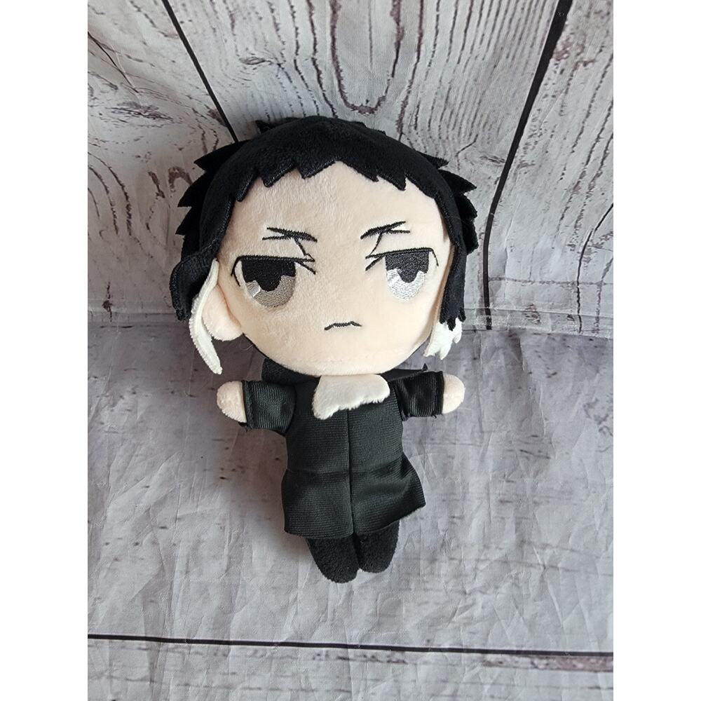 8" Ryunosuke Akutagawa Plush Toy, Bungou Stray Dogs Collectible Doll, Cute Anime